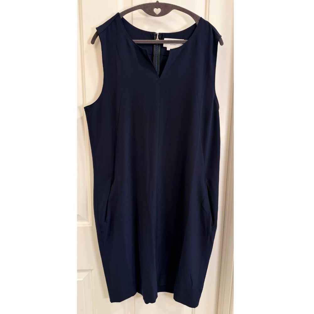 Ministry of Supply Navy Sleeveless Work Dress Size Large